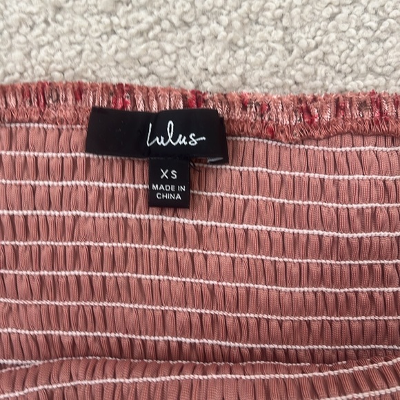 Lulus Pink Velvet Floral Dress - Picture 2 of 3